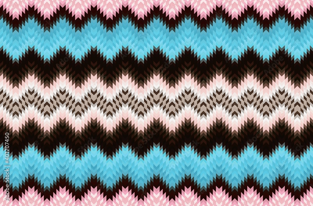 Pattern sweater christmas seamless background,  knit ornamental.