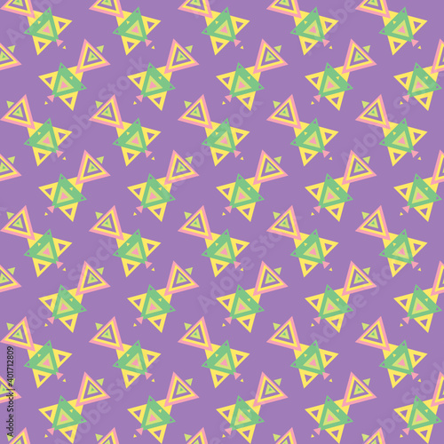 Abstract colorful geometric pattern as a seamless background. Vector illustration