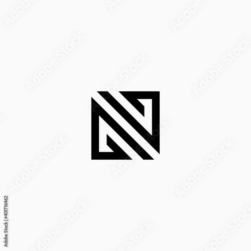 Monogram letter N logo design inspiration