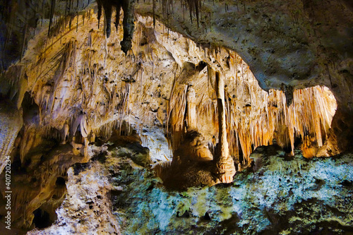 Canvas Print A beautiful shot of Carlsbad Caverns in New Mexico, USA