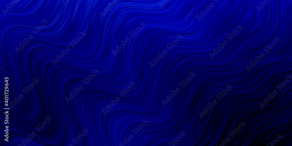 Dark BLUE vector texture with circular arc.