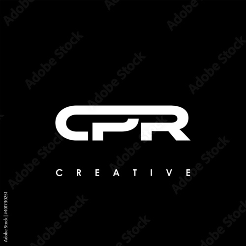 CPR Letter Initial Logo Design Template Vector Illustration	
