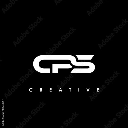 Tableau sur toile CPS Letter Initial Logo Design Template Vector Illustration