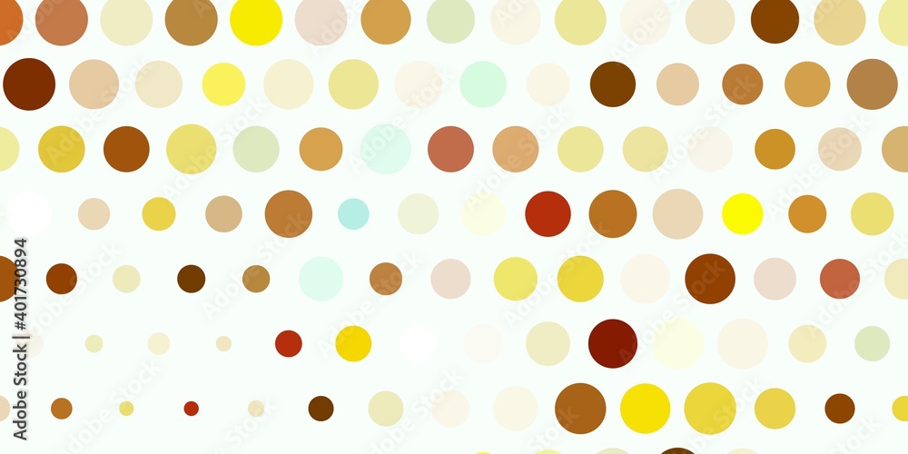 Light blue, yellow vector backdrop with dots. Light blue, yellow vector backdrop with dots.