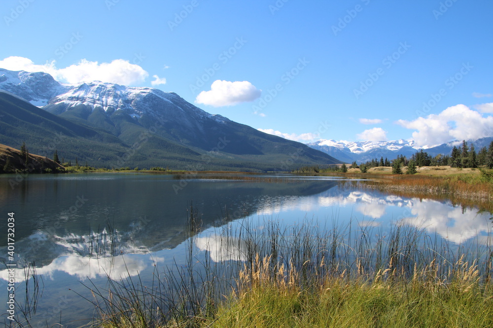 Autumn Reflections On Talbot, Jasper National Park, Alberta