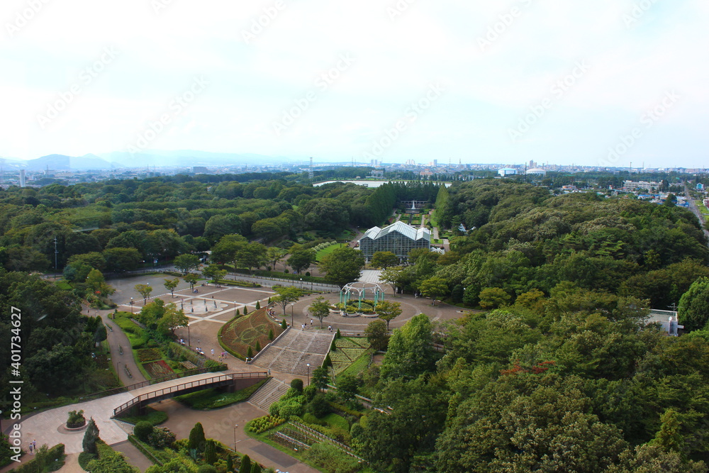 9月の相模原公園　相模線荒当麻駅近くにある神奈川県立公園