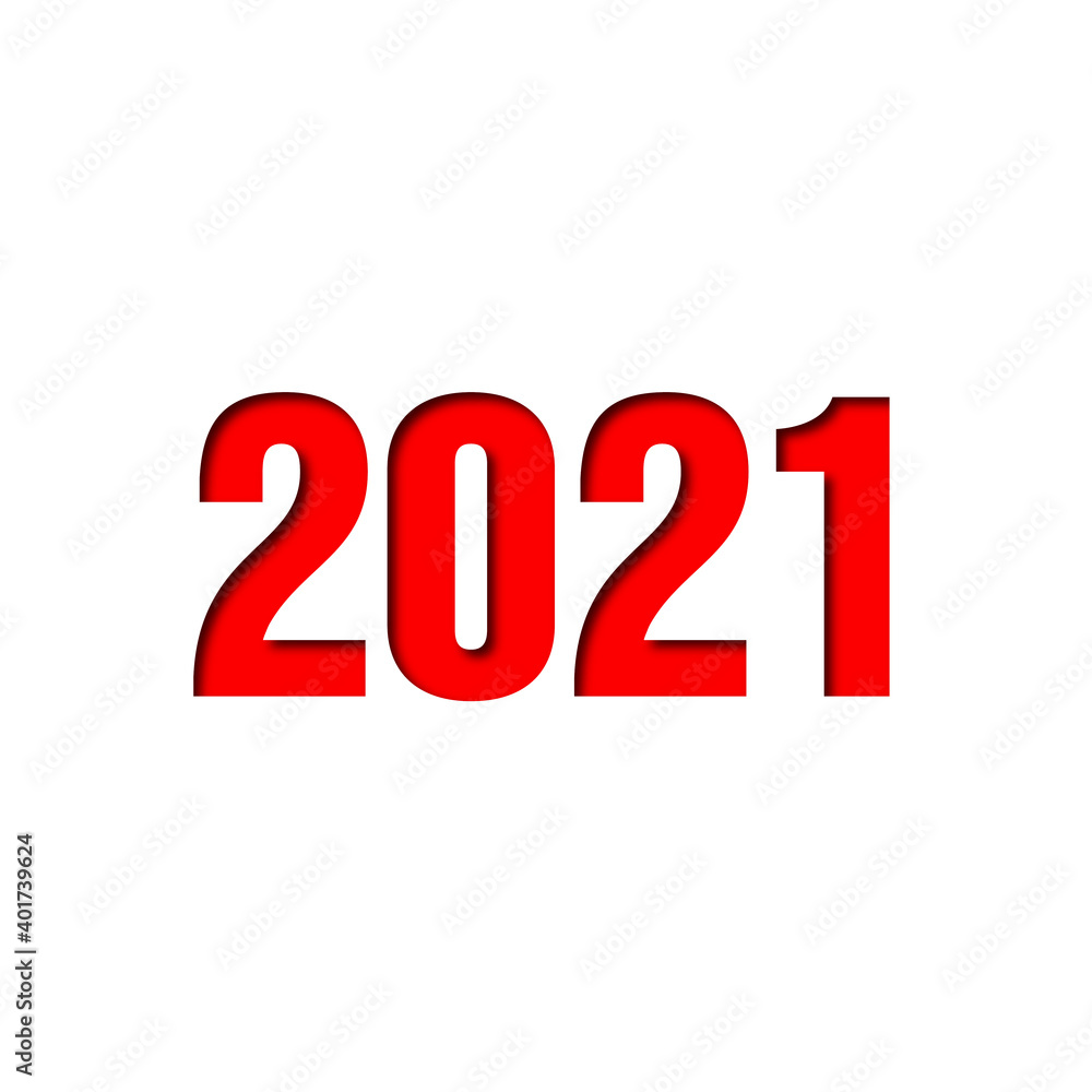 2021 Happy New Year elegant greeting card illustration 2021 Happy New Year elegant greeting card illustration