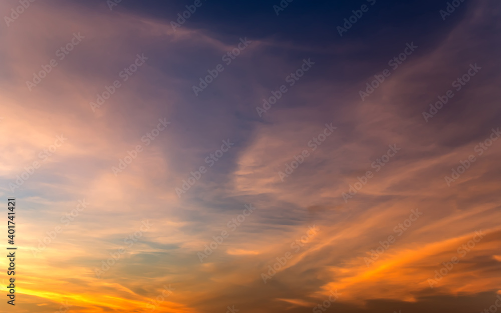 sky with a soft clouds texture background