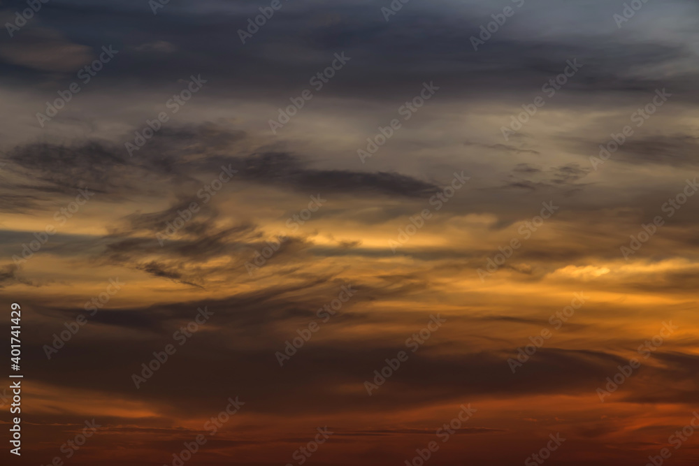 sky with a soft clouds texture background