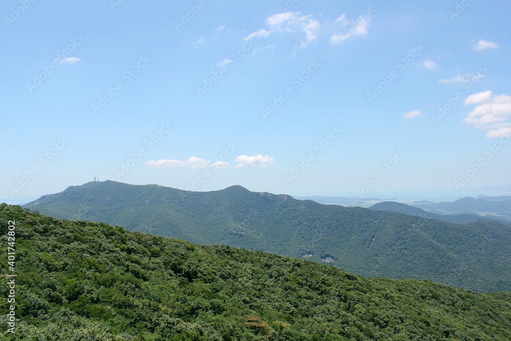 Mountain summit AND blue SKY. Mountain summit AND blue SKY.