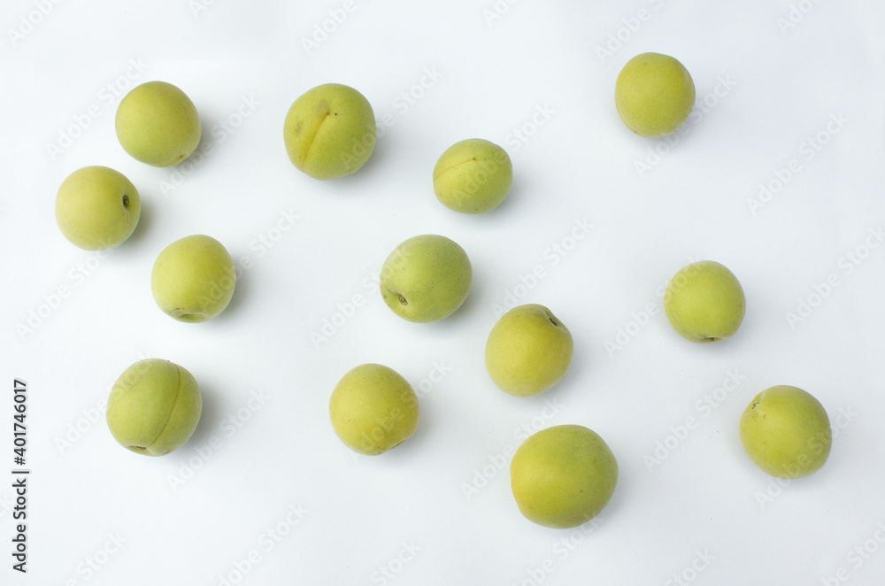 An image of Fruit of plum isolated white background. An image of Fruit of plum isolated white background.