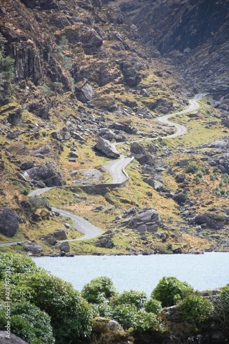 Mountain Road, Gap of Dunloe Kerry, serpentine