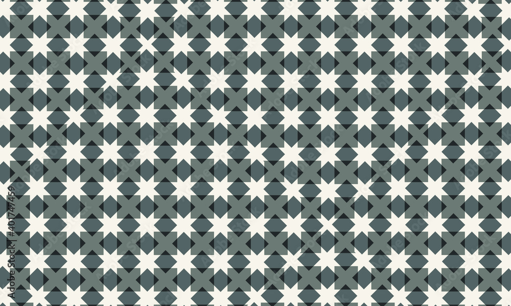 Seamless Geometric Pattern with Squares Textile - Wallpaper - Background