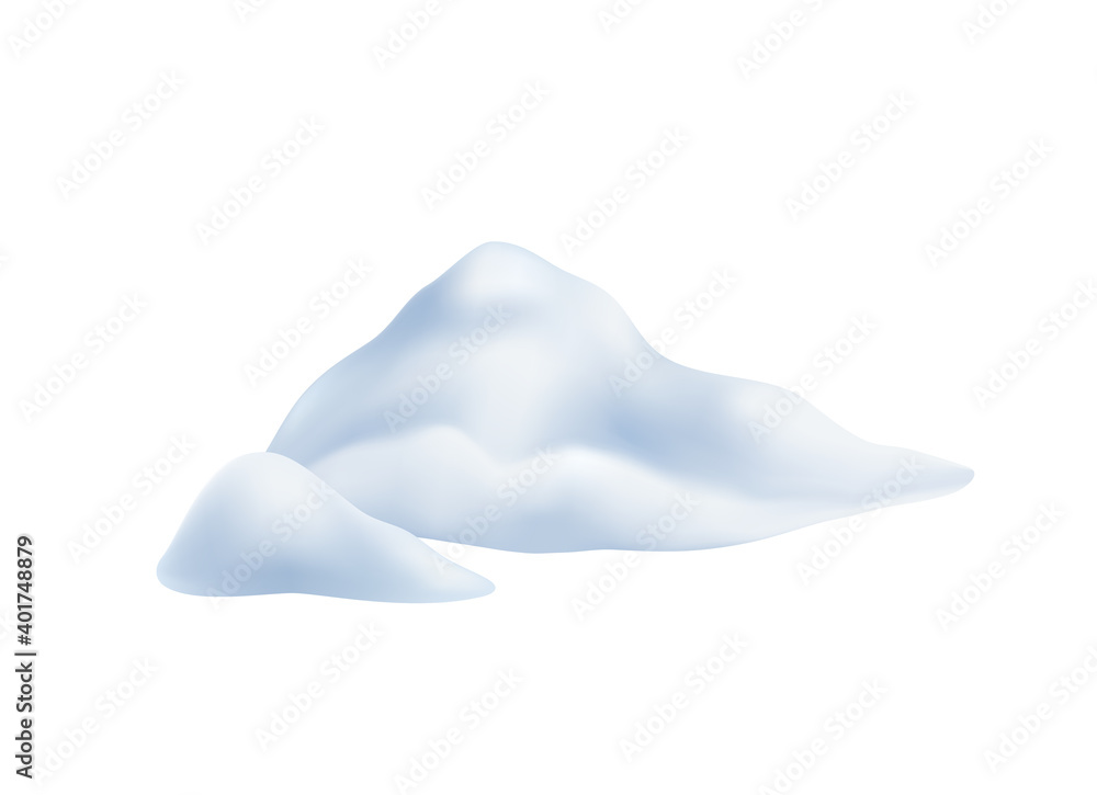 Snow Powdery Snowdrift Illustration