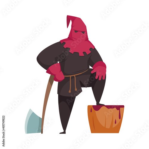 Medieval Executioner Illustration