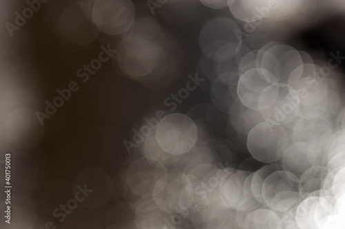 Tableau sur toile Christmas defocused bokeh lights background.