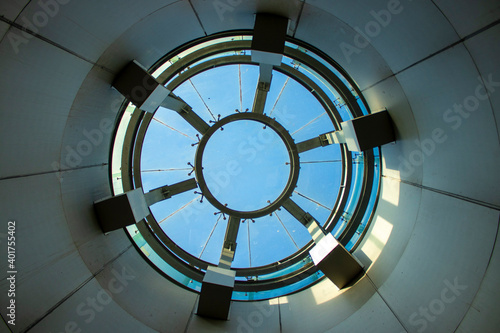 spiral staircase in the sky