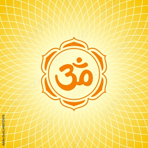 aum syllable , paisley design ,Hinduism , India	