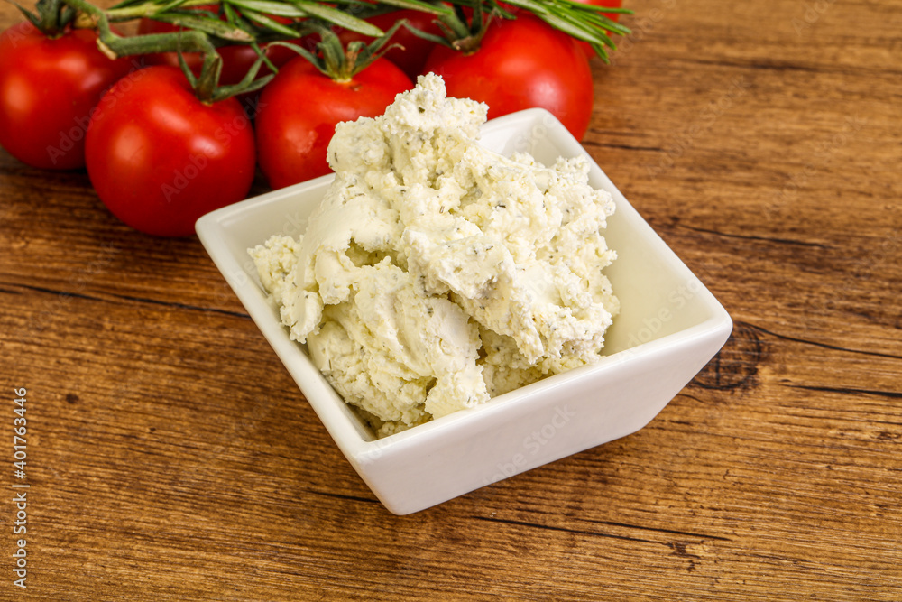 Soft cream cheese with herbs Soft cream cheese with herbs