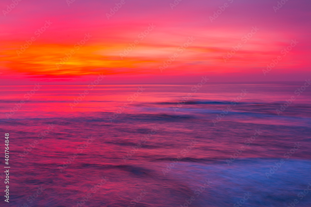 Sunset, Pacific Ocean, La Jolla, USA, América Sunset, Pacific Ocean, La Jolla, USA, América