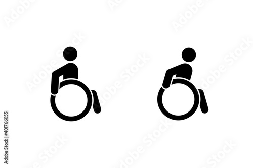 The Disability Icon. Isolated Vector Illustration