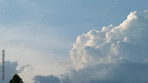 big clouds in the sky