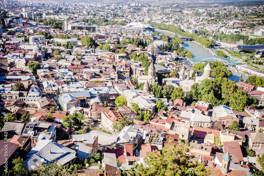 Tbilisi, panorama, Georgia