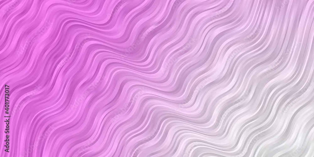 Light Pink vector pattern with curved lines. Light Pink vector pattern with curved lines.