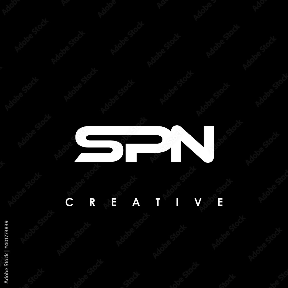 SPN Letter Initial Logo Design Template Vector Illustration	
