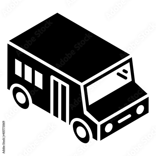 
School bus owned, leased, contracted to, or operated by a school, editable vector 
