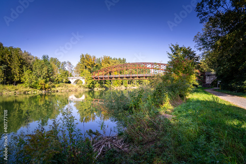 Foto Bockerlbrücke in Landau an der Isar Bayern Deutschland