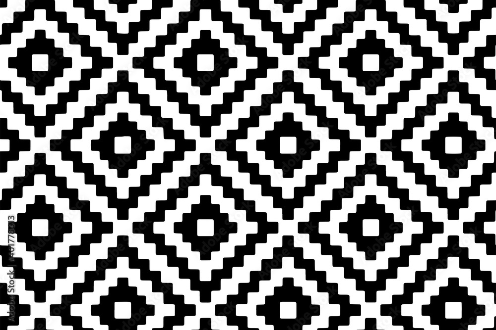 Full seamless modern geometric texture pattern for decor and textile. Black and white shape for textile fabric printing and wallpaper. Abstract multipurpose model design for fashion and home design Full seamless modern geometric texture pattern for decor and textile. Black and white shape for textile fabric printing and wallpaper. Abstract multipurpose model design for fashion and home design