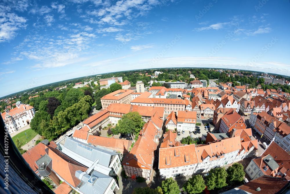 Aerials view of Celle