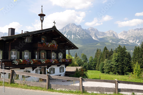 Ellmau am wilden Kaiser in Tirol, Bergdoktor, Alpen photo
