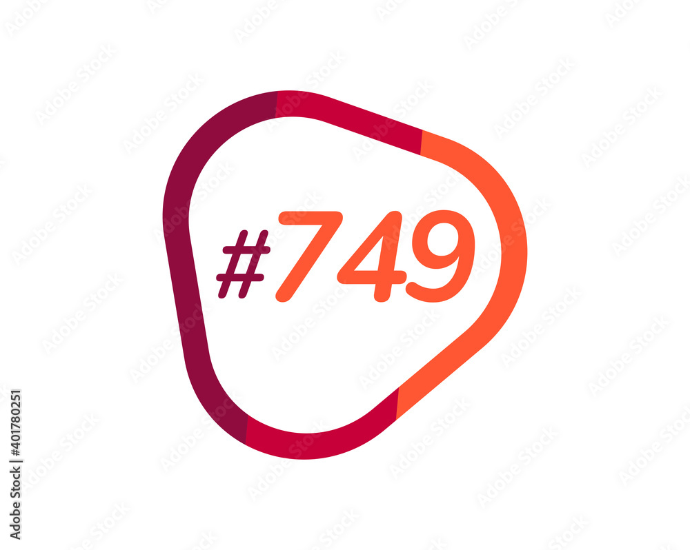 Number 749 image design, 749 logos Number 749 image design, 749 logos