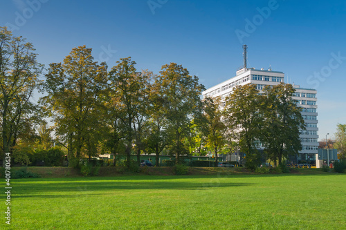 Poland, Upper Silesia, Gliwice, Technical Institute Building