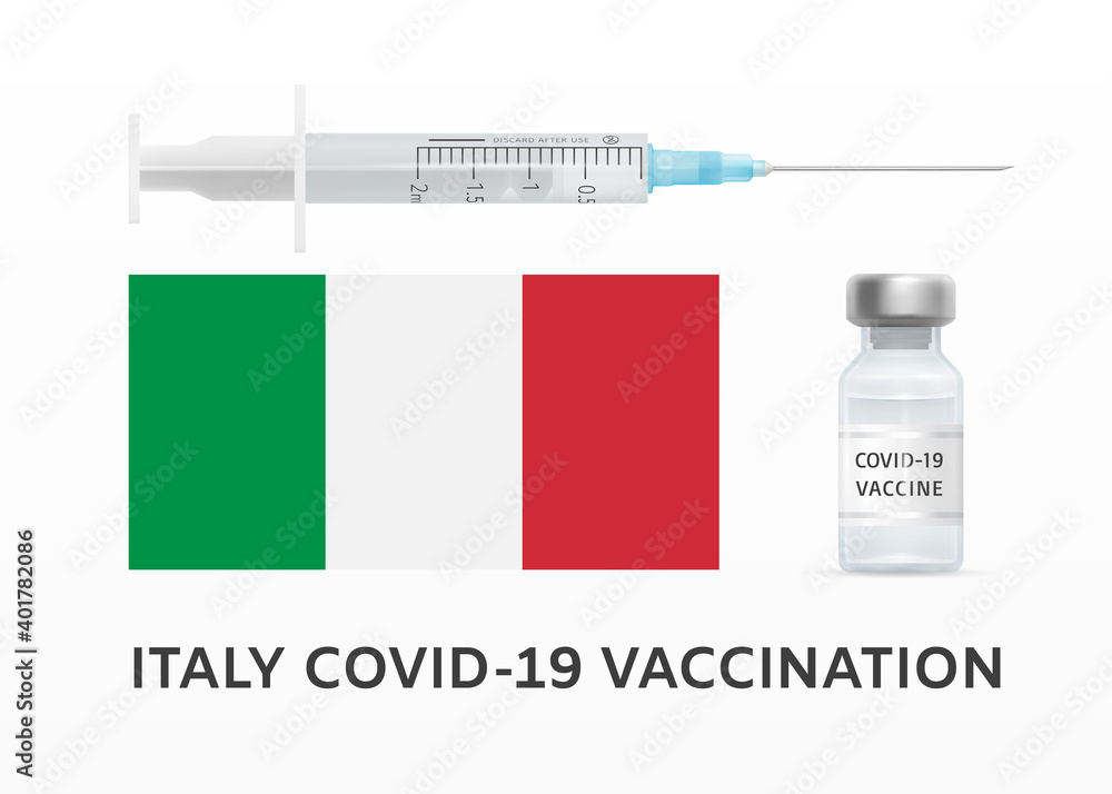 Italy COVID-19 Vaccination. Covid-19 Vaccination Campaign in the World ...
