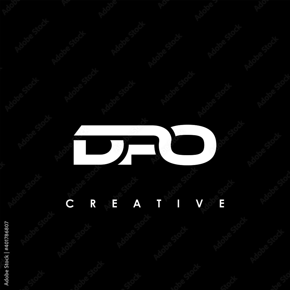 DPO Letter Initial Logo Design Template Vector Illustration	
