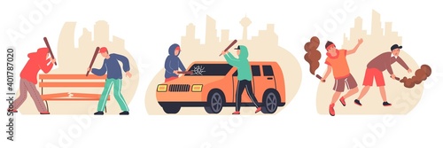 Hooliganism Flat Compositions Set