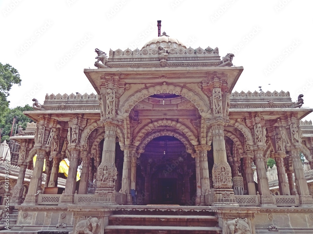 Hutheesing Jain Temple in Ahmedabad ,Gujarat ,india