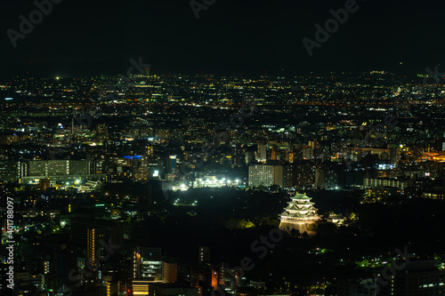 名古屋の夜景 名古屋城