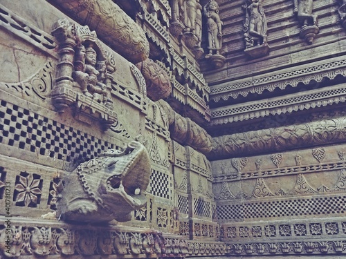 Hutheesing Jain Temple in Ahmedabad ,Gujarat ,india photo