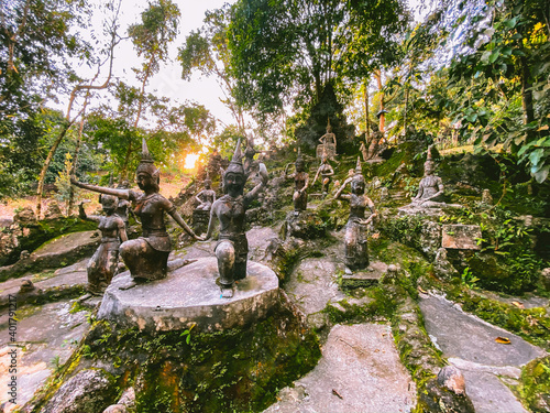 Secret Buddha Magic Garden in koh Samui, Thailand photo