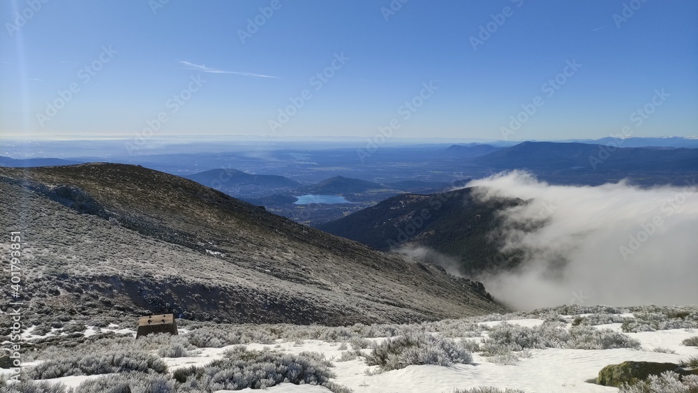 Landscape from top of mountain