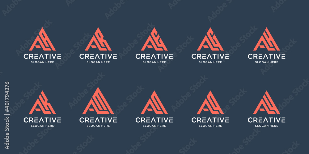 Creative collection of letter A logos and others Creative collection of letter A logos and others