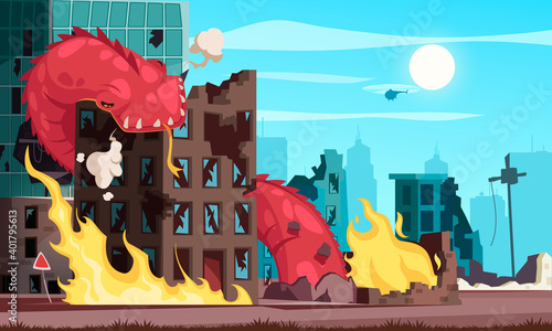 Attacking Worm Illustration