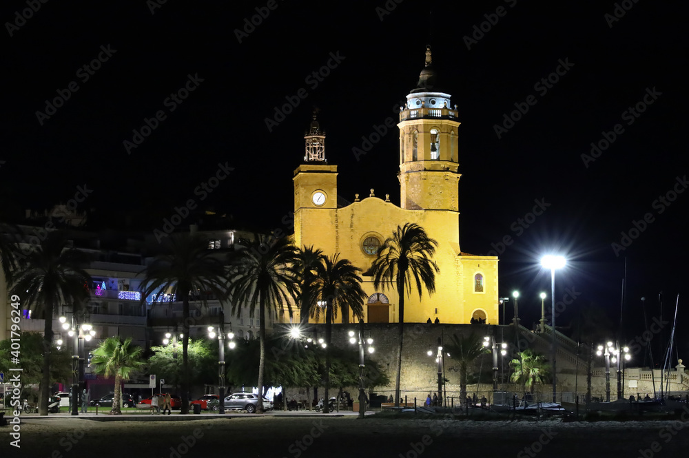 Fototapeta premium Església de Sitges