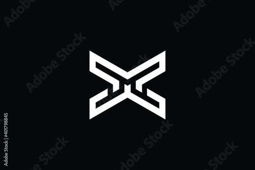 WX logo letter design on luxury background. XW logo monogram initials letter concept. WX icon logo design. XW elegant and Professional letter icon design on black background. W X XW WX © Fin House