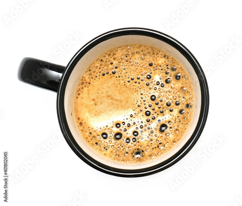 black coffe mug