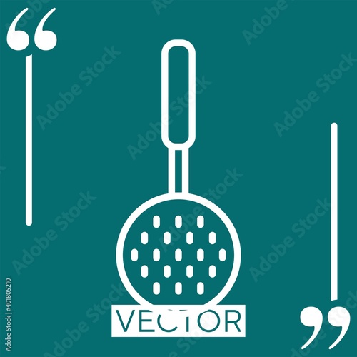 skimmer vector icon Linear icon. Editable stroke line